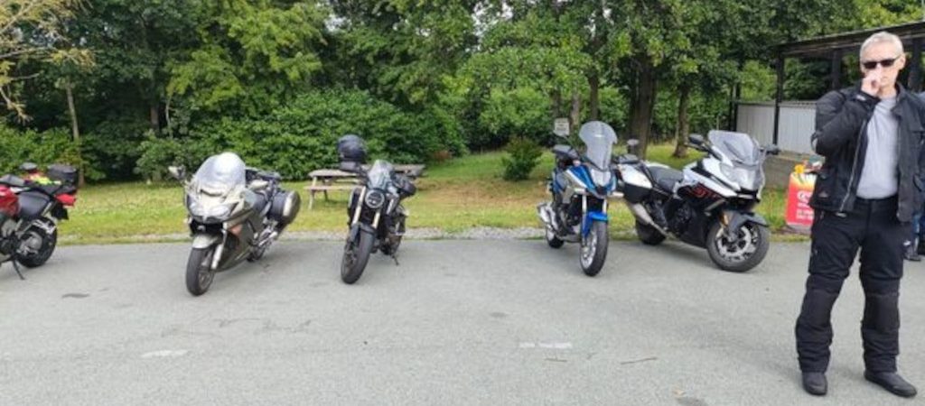 Steve with bikes